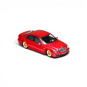 Lot57Supplies Diecast Shop 1:64 scale red MK Model Mercedes-Benz E63 AMG W211 diecast car with lowered suspension