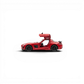 Lot57Supplies Diecast Shop red 1:64 scale Mercedes-Benz SLS AMG BS diecast model with gullwing doors open.