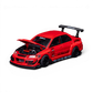 Lot57Supplies Diecast Shop 1:64 scale red Mitsubishi Lancer Evolution IX VARIS widebody diecast model with open hood