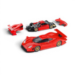 Lot57Supplies Diecast Shop Trends Hobby Porsche 911 GT1 1998 red diecast model car with removable body parts