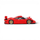 Lot57Supplies Diecast Shop red Trends Hobby Porsche 911 GT1 1998 diecast model car in 1:64 scale, side view.