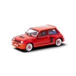 Lot57Supplies Diecast Shop Tarmac Works 1:64 scale red Renault 5 Turbo diecast model car with detailed white wheels