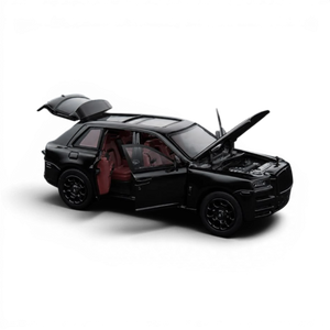 Lot57Supplies Diecast Shop DCM 1:64 scale black Rolls-Royce Cullinan Black Warrior diecast model with open doors
