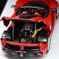 Lot57Supplies Diecast Shop 1:64 scale Street Buster Rosso Corsa supercar model with open engine bay and red interior