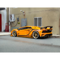 Lot57Supplies Diecast Shop Rotating Wheel 1:64 scale iridescent yellow Rowen Aventador S diecast model car