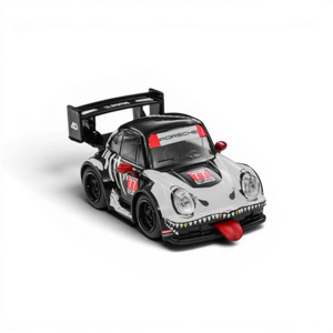 Lot57Supplies Diecast Shop Demon King Auto Q-Version RWB 930 diecast car with Bone Dragon livery and red tongue detail.