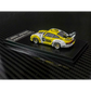 Lot57Supplies Diecast Shop 1:64 scale MC RWB993 diecast car in white and yellow Rohma livery with high rear wing