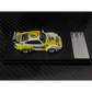 Lot57Supplies Diecast Shop 1:64 scale MC RWB993 diecast car in white and yellow Rohma livery with high wing spoiler
