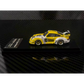 Lot57Supplies Diecast Shop 1:64 scale MC RWB993 diecast model car in white and yellow Rohma livery with high wing