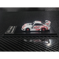 Lot57Supplies Diecast Shop 1:64 scale MC RWB993 diecast car in white with red bone dragon livery and high wing spoiler