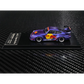 Lot57Supplies Diecast Shop 1:64 scale MC RWB993 diecast model car in matte purple with Red Bull livery and high wing