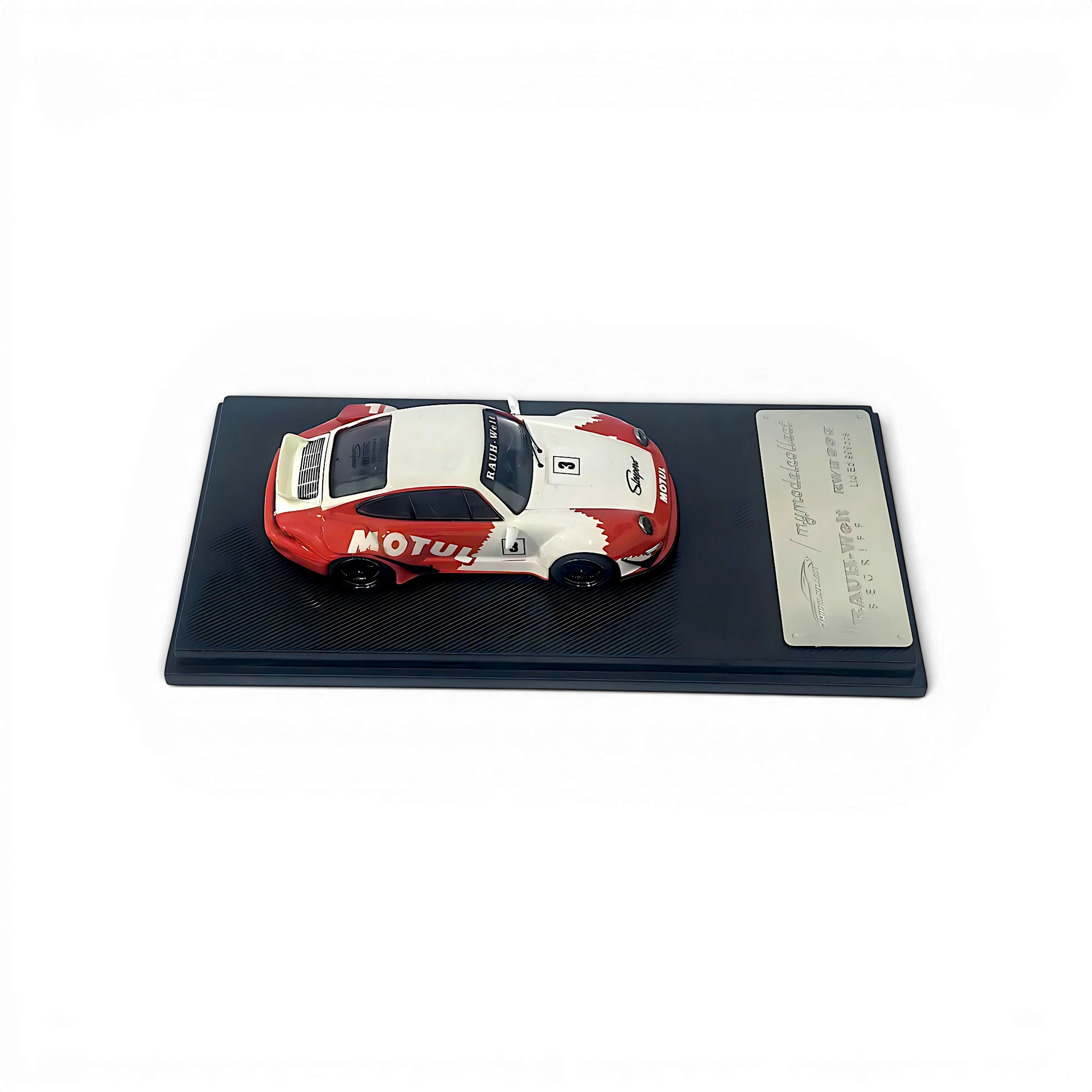 Lot57Supplies Diecast Shop 1:64 scale MC RWB993 Porsche diecast model car in Motul red and white racing livery.