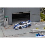 Lot57Supplies Diecast Shop Star Models 1:64 scale S15 Silvia widebody diecast car in silver and blue livery