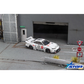 Lot57Supplies Diecast Shop Star Models 1:64 scale white S15 Silvia widebody diecast car with 23 livery in a diorama