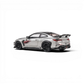 Lot57Supplies Diecast Shop 1:64 scale bright silver King Model DarwinPRO BMW M4 diecast car with shark mouth decal