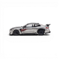 Lot57Supplies Diecast Shop 1:64 scale King Model DarwinPRO BMW M4 in bright silver with shark mouth side graphic