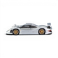 Trends Lot57Supplies Diecast Shop silver Porsche 911 GT1 1998 diecast model car in 1:64 scale with gold wheels