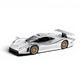 Lot57Supplies Diecast Shop Trends Hobby 1:64 scale silver Porsche 911 GT1 1998 diecast model car with gold wheels