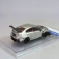 Lot57Supplies Diecast Shop silver Subaru WRX Varis widebody 1:64 scale diecast model car with rear spoiler