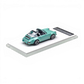 Lot57Supplies Diecast Shop Zincit Model 1:64 scale classic Singer Targa diecast car in Tiff Blue on display base