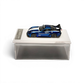 Lot57Supplies Diecast Shop metallic blue SK Model Ferrari 599XX EVO 1:64 scale diecast model car with white racing stripes and number 72.