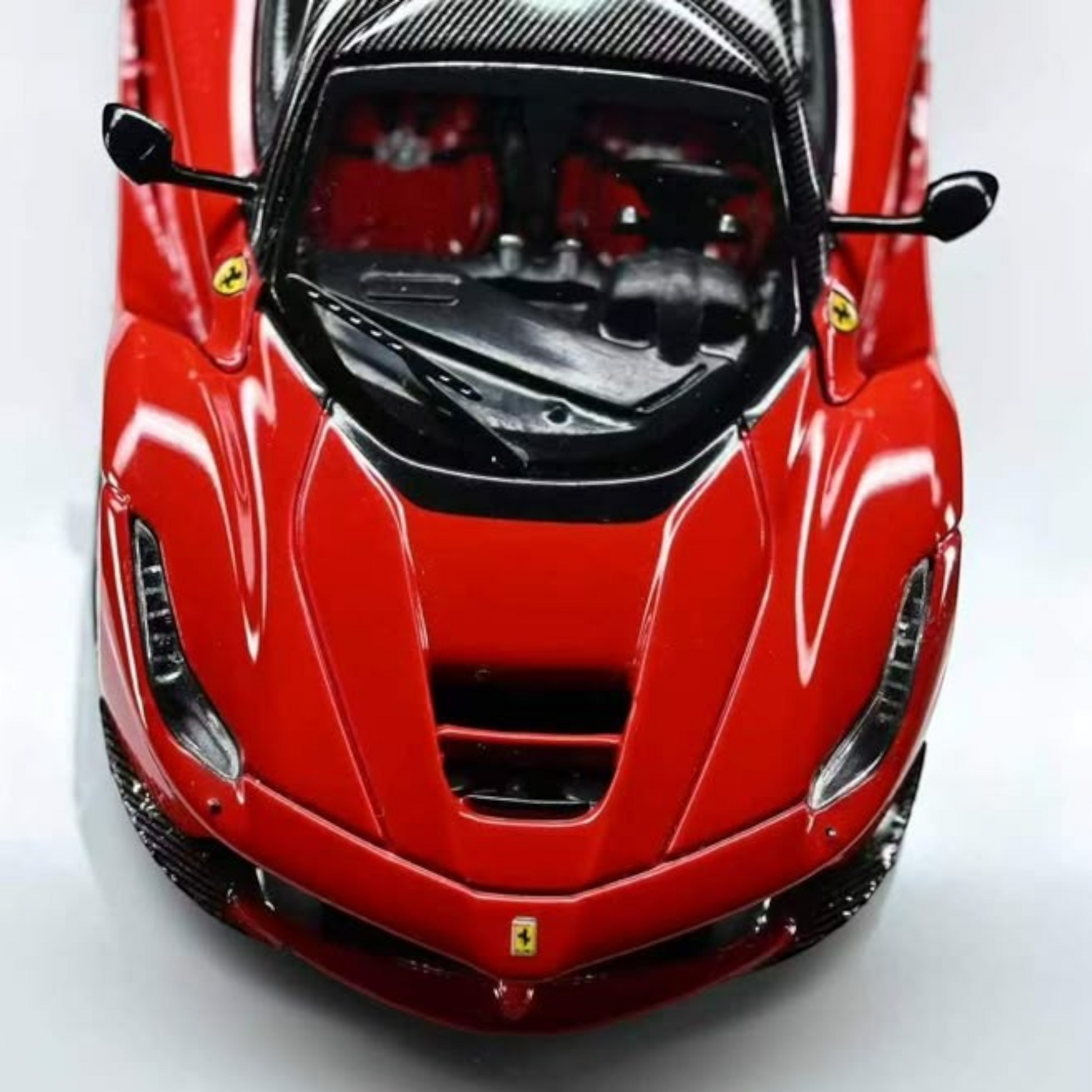 Lot57Supplies Diecast Shop Street Buster Supercar F150 1:64 scale diecast model in Rosso Corsa red with red interior.