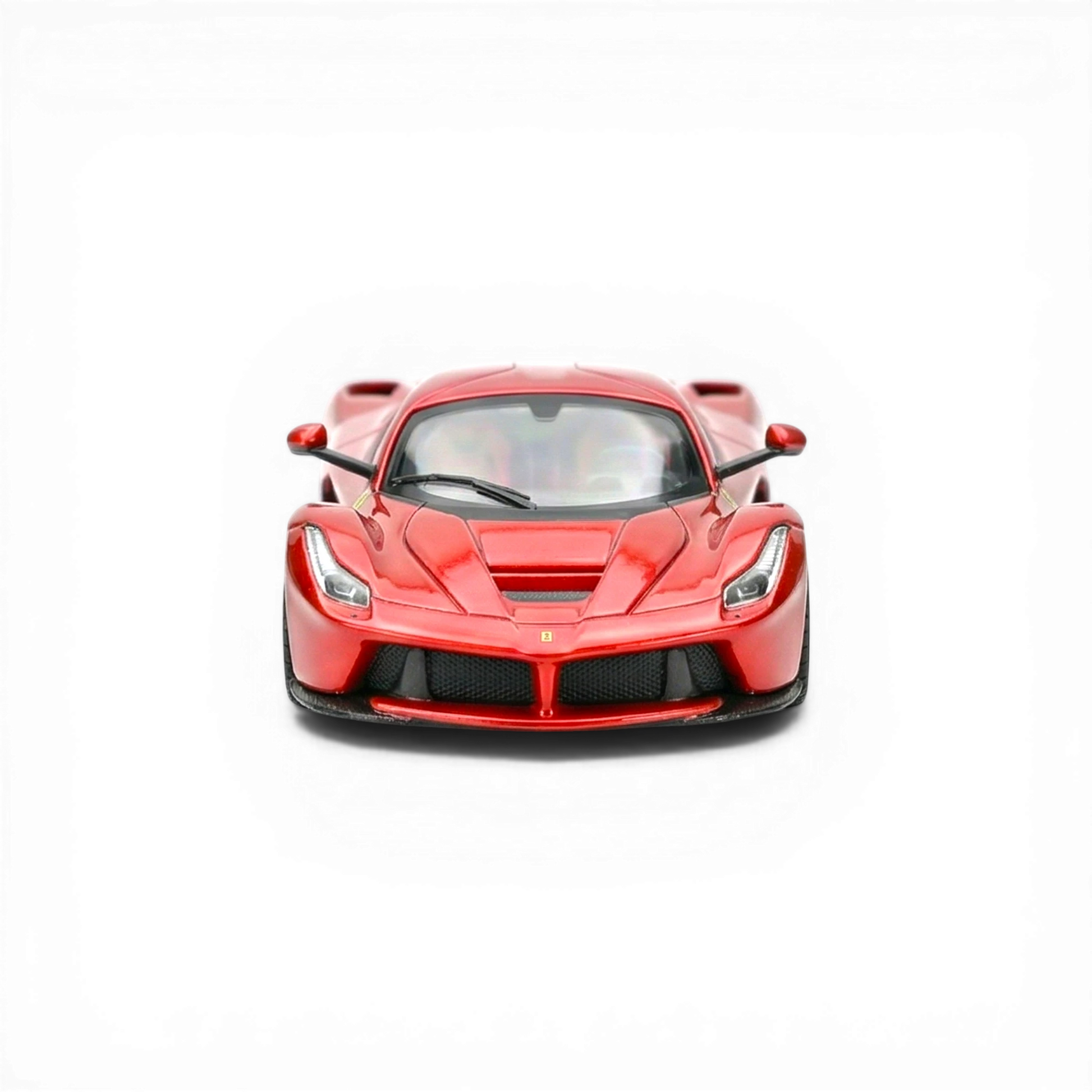 Lot57Supplies Diecast Shop red 1:64 scale Street Buster Ferrari F150 Lewis Hamilton diecast model car with openable rear cover and bonus figure.