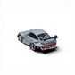 Lot57Supplies Diecast Shop 1:64 scale cement grey diecast Porsche RWB 993 model car with low tail spoiler.