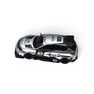 Lot57Supplies Diecast Shop silver 1:64 scale TimeMicro x PSC Design Subaru Impreza Raider diecast model car with racing decals and spoiler.