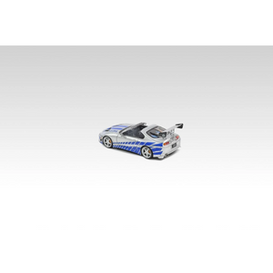 Lot57Supplies Diecast Shop Fast Speed FS 1:64 scale silver-blue Supra Targa Roadster diecast model with Bomex body kit