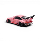 Lot57Supplies Diecast Shop SW RWB 993 pink 1:64 scale diecast model car with large rear wing and "HOOTERS" decals.