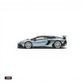 Lot57Supplies Diecast Shop TARDIS 1:64 scale resin Lamborghini LP750-4SV model car in metallic ice blue side view