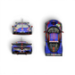 Lot57Supplies Diecast Shop 1:64 scale TOP LUX 296GT3 Red Bull 31 diecast model car showing front, rear, and top views.