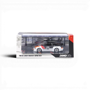 Lot57Supplies Diecast Shop Inno64 Toyota AE86 Levin Pandem diecast model car in TRD N2 Wekfest Japan 2021 livery