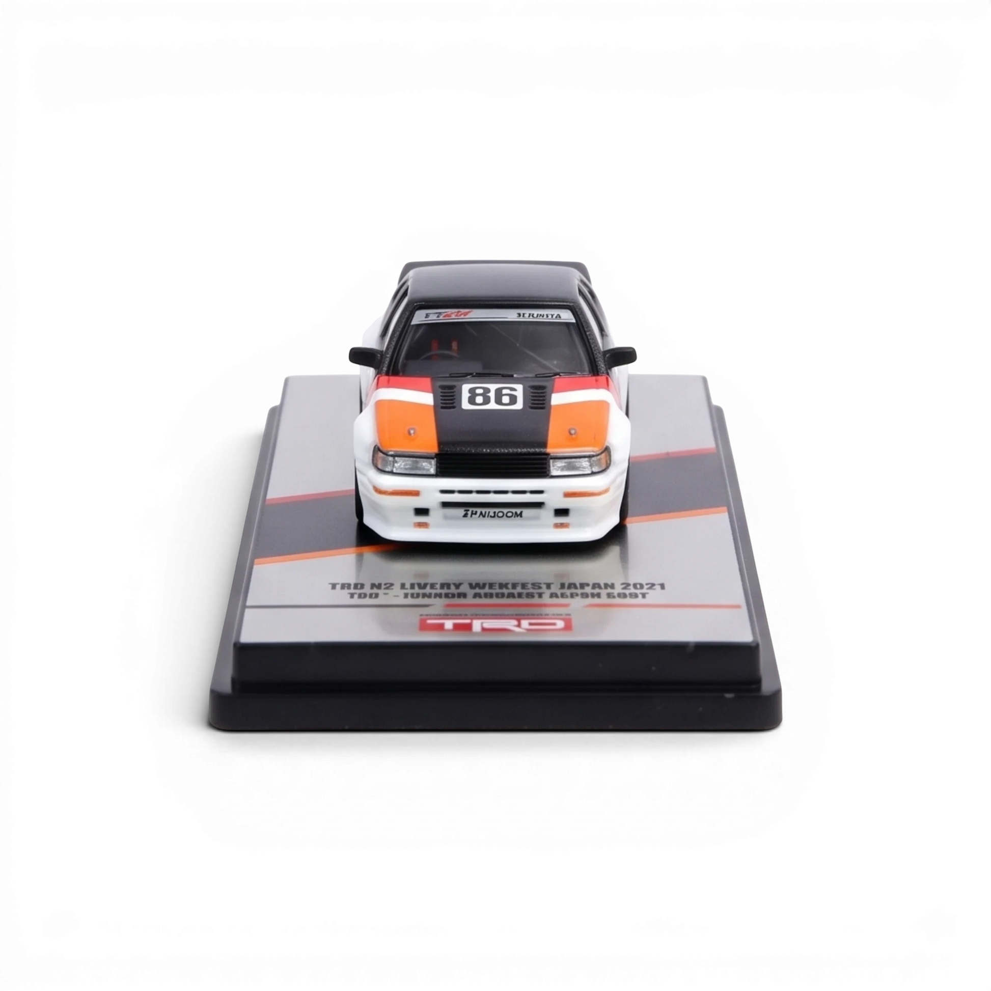 Lot57Supplies Diecast Shop Inno64 Toyota AE86 Levin Pandem Rocket Bunny diecast model car in TRD N2 livery