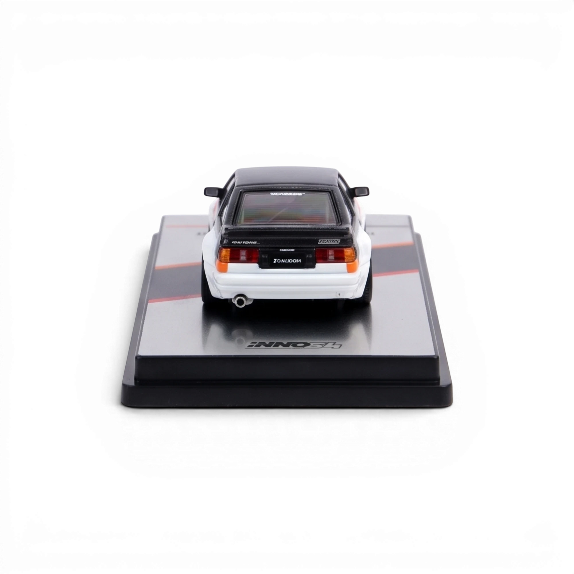 Lot57Supplies Diecast Shop Inno64 Toyota AE86 Levin Pandem Rocket Bunny 1:64 scale diecast model car rear view