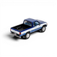 Lot57Supplies Diecast Shop 1:64 scale GCD Toyota Hilux Xtra Cab diecast model truck with blue and white decals