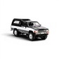 Lot57Supplies Diecast Shop 1:64 scale GCD Toyota Hilux Xtra Cab diecast model truck in black and white with decals