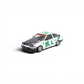 Lot57Supplies Diecast Shop: 1:64 scale white diecast alloy Toyota Sprinter Trueno AE86 Keiichi Tsuchiya tribute car with green graphics.