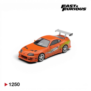 Lot57Supplies Diecast Shop 1:64 scale MiniGT Toyota Supra BOMEX Brian O'Conner Fast & Furious diecast model car
