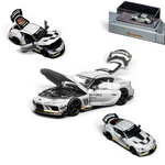 Lot57Supplies Diecast Shop 1:64 scale white Toyota Supra widebody model with opening parts and AIR FORCE livery.