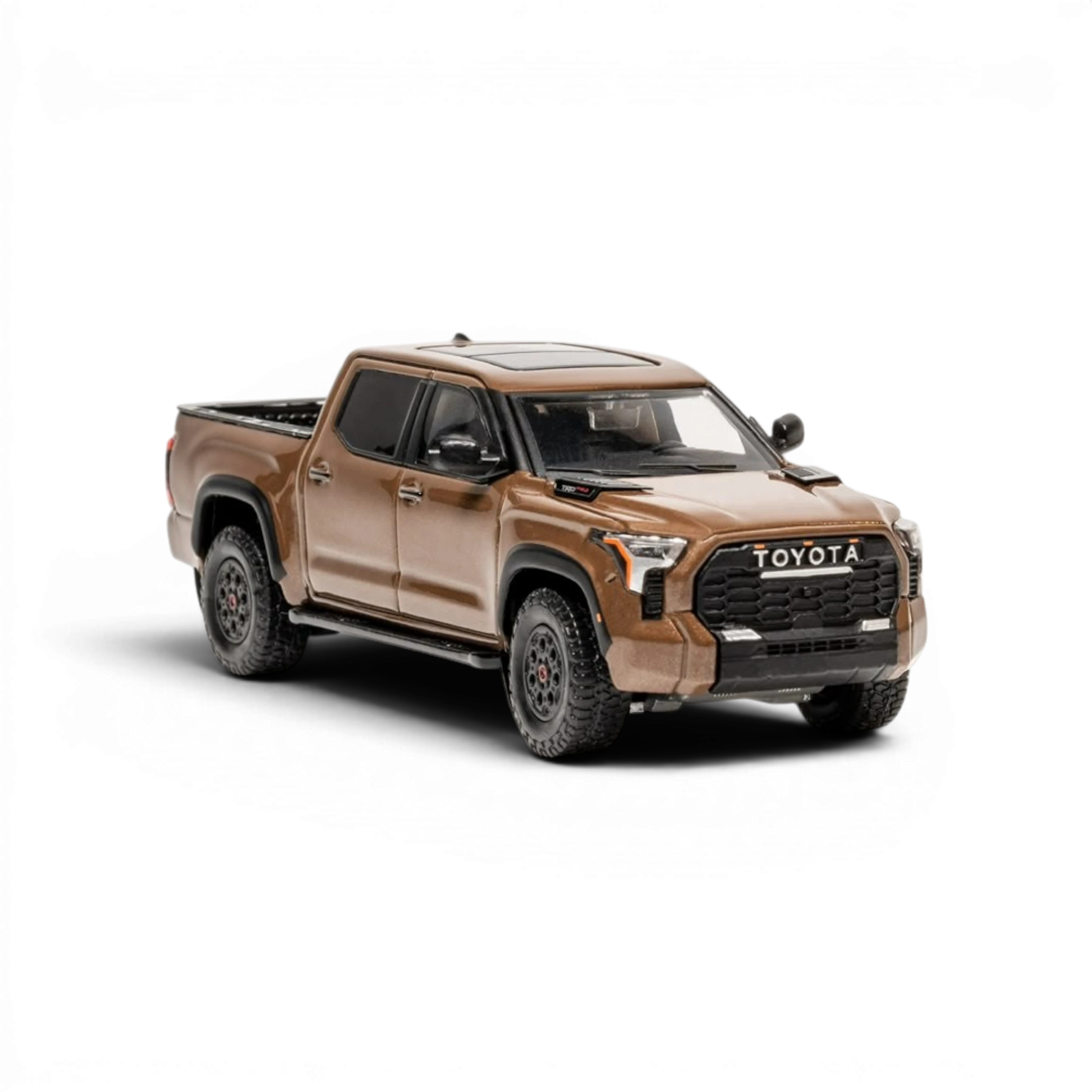 Lot57Supplies Diecast Shop 1:64 scale GCD Toyota Tundra TRD Pro diecast model truck in dark brown