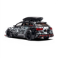 Lot57Supplies Diecast Shop TPC Audi RS6 1:64 scale diecast model in white and black digital snow livery with roof box