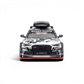 Lot57Supplies Diecast Shop TPC Audi RS6 1:64 scale diecast model in white digital snow livery with roof cargo box