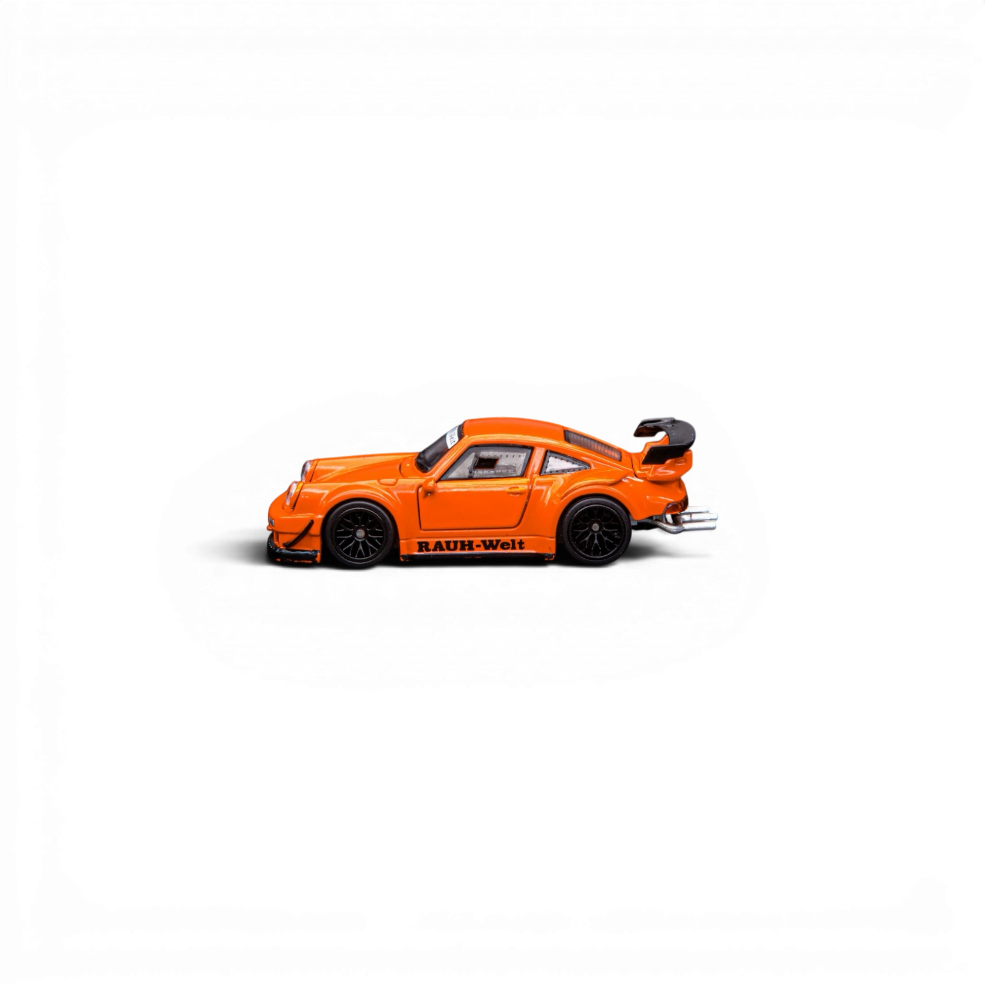 Lot57Supplies Diecast Shop TPC Custom RWB 930 1:64 scale metallic orange diecast model car with full open parts.