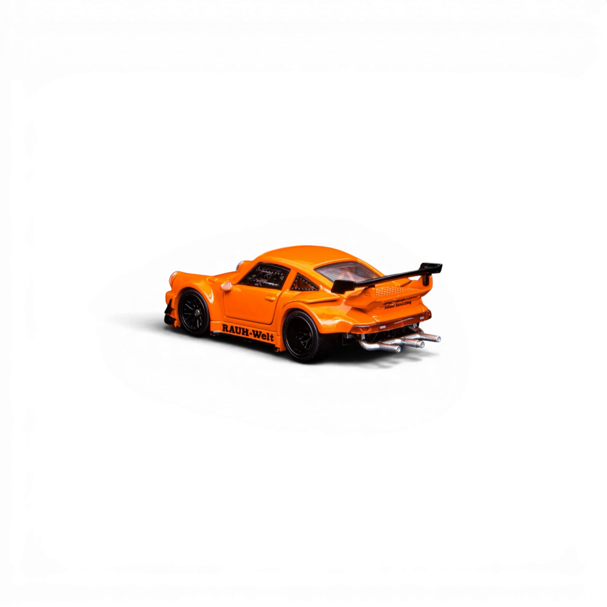 Lot57Supplies Diecast Shop TPC Custom RWB 930 1:64 scale metallic orange diecast model car with full open parts.