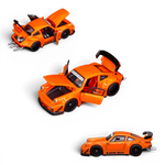 Lot57Supplies Diecast Shop TPC Custom RWB 930 1:64 scale diecast model in metallic orange with full open parts.