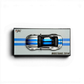 Lot57Supplies Diecast Shop 1:64 scale TPC Mustang 2014 diecast model car in GT silver with blue racing stripes