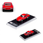 Lot57Supplies Diecast Shop Carport Model 911 diecast car in track red, 1:64 scale model on a black display base.