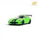 Lot57Supplies Diecast Shop 1:64 scale Viper Green Dodge Viper ACR diecast model with black racing stripes and magnetic hood.